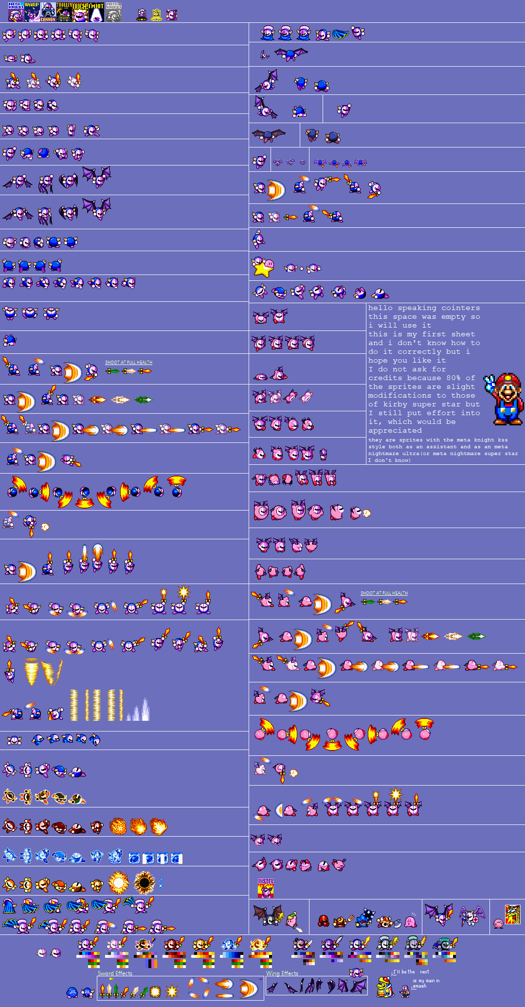 Meta Knight (KSS-Style, Expanded)