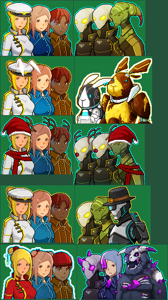Pixel Starships - Title Characters
