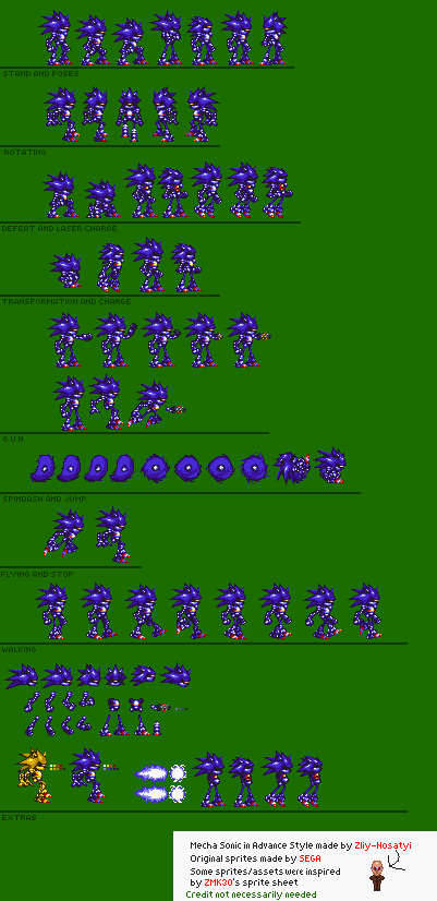 Mecha Sonic Mk II (Advance-Style)