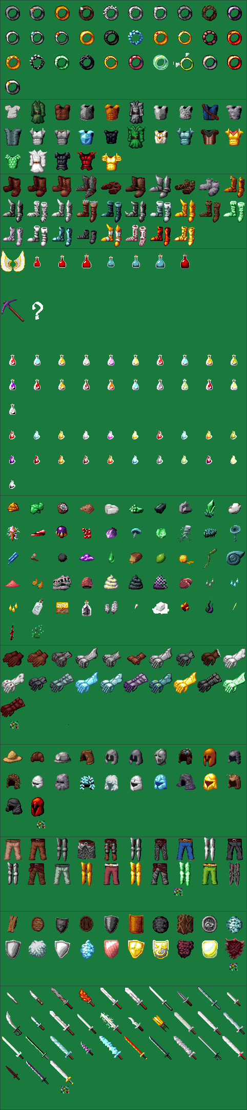 The Enchanted Cave 2 - Items