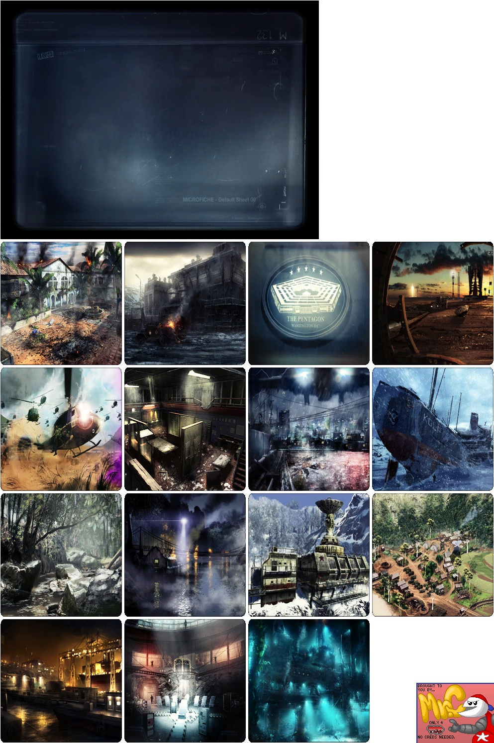 Call of Duty: Black Ops - Campaign Mission Icons