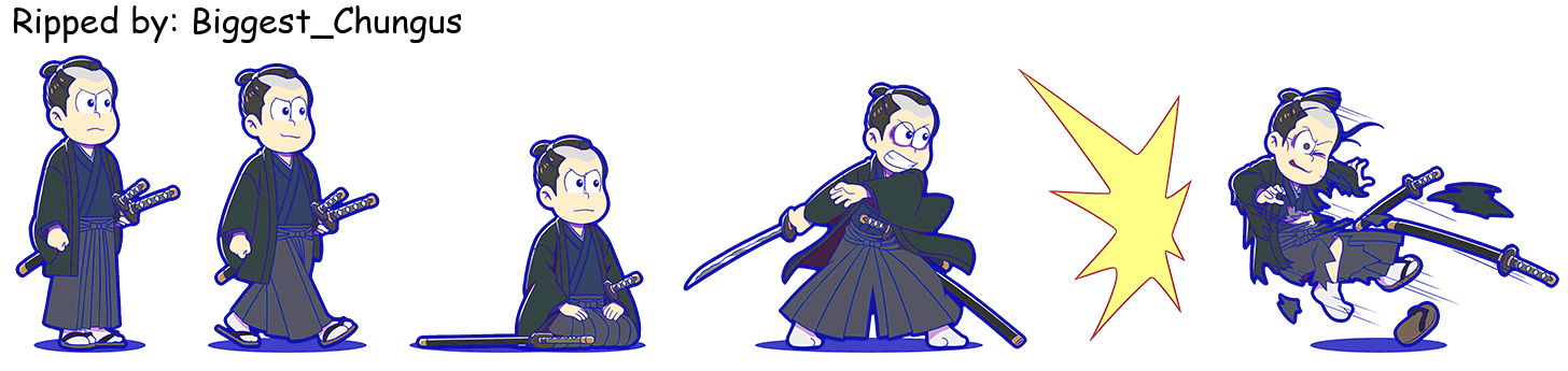 Osomatsu-san Hesokuri Wars: Battle of the NEETs - Todomatsu (Ino Samurai)