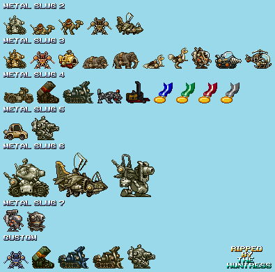 Metal Slug 2 / Metal Slug X - Bonus Icons