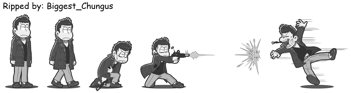 Osomatsu-san Hesokuri Wars: Battle of the NEETs - Choromatsu (Matsu Noir: Monochrome)