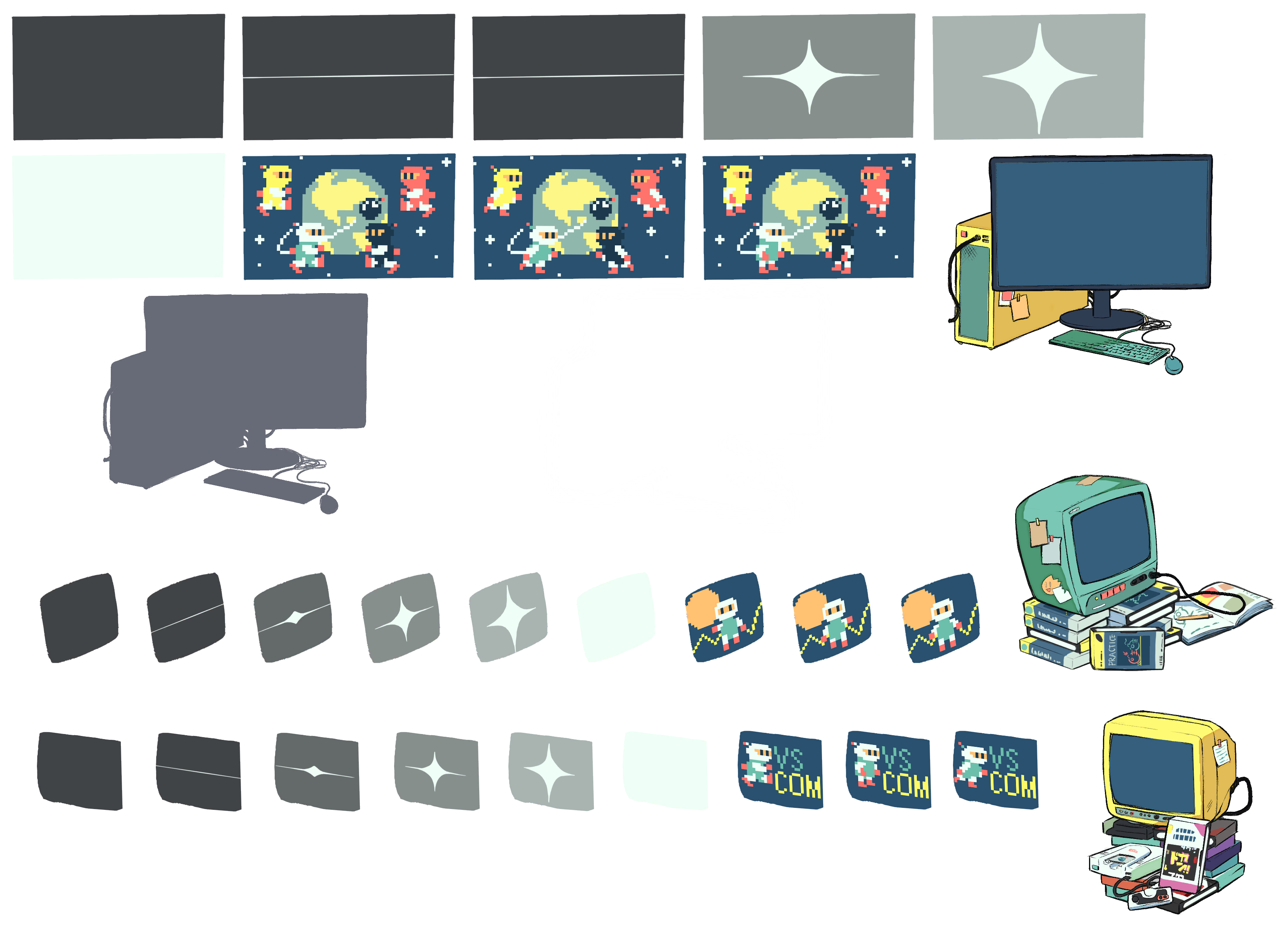 Amazing Bomberman - Computer and TVs