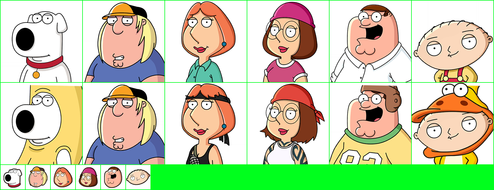 Warped Kart Racers - Family Guy Characters