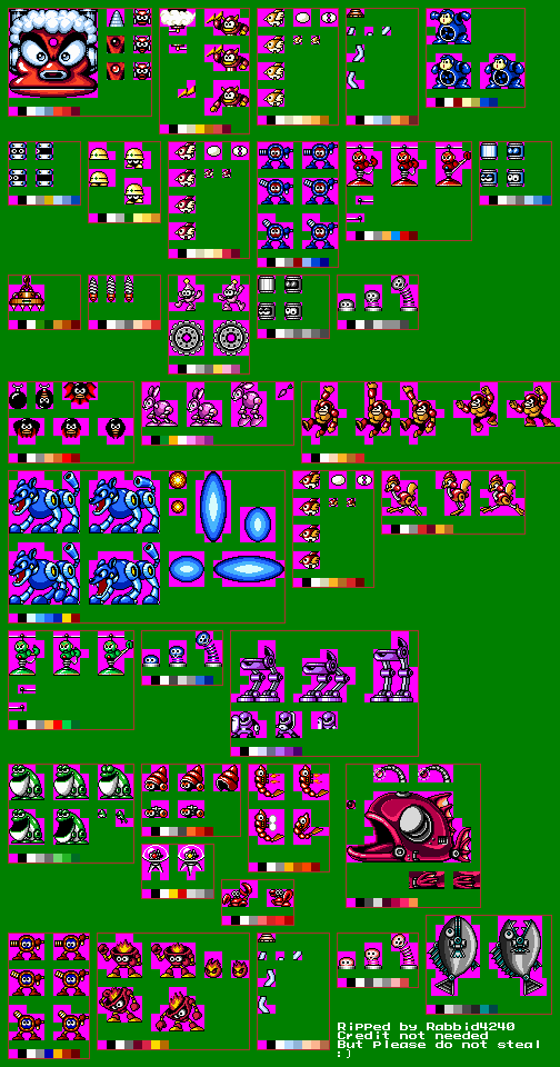 Mega Man: The Wily Wars: Mega Man 2 - Enemies