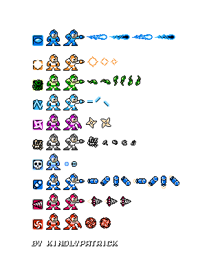 Mega Man Customs - Mega Man III Weapons (MM9-Style)