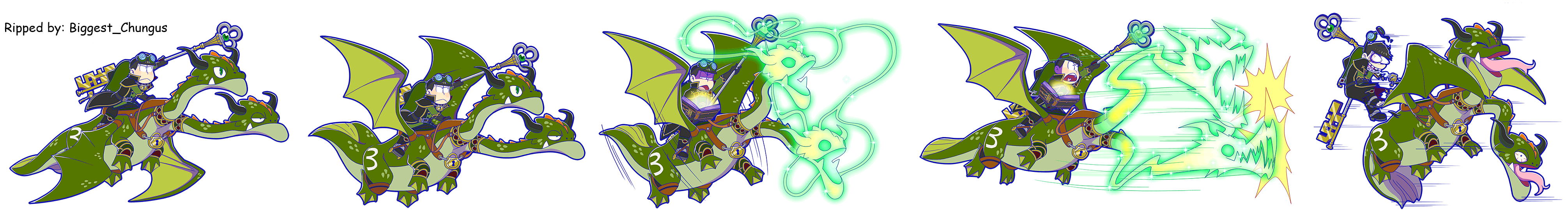 Osomatsu-san Hesokuri Wars: Battle of the NEETs - Choromatsu (Dragon Rider)