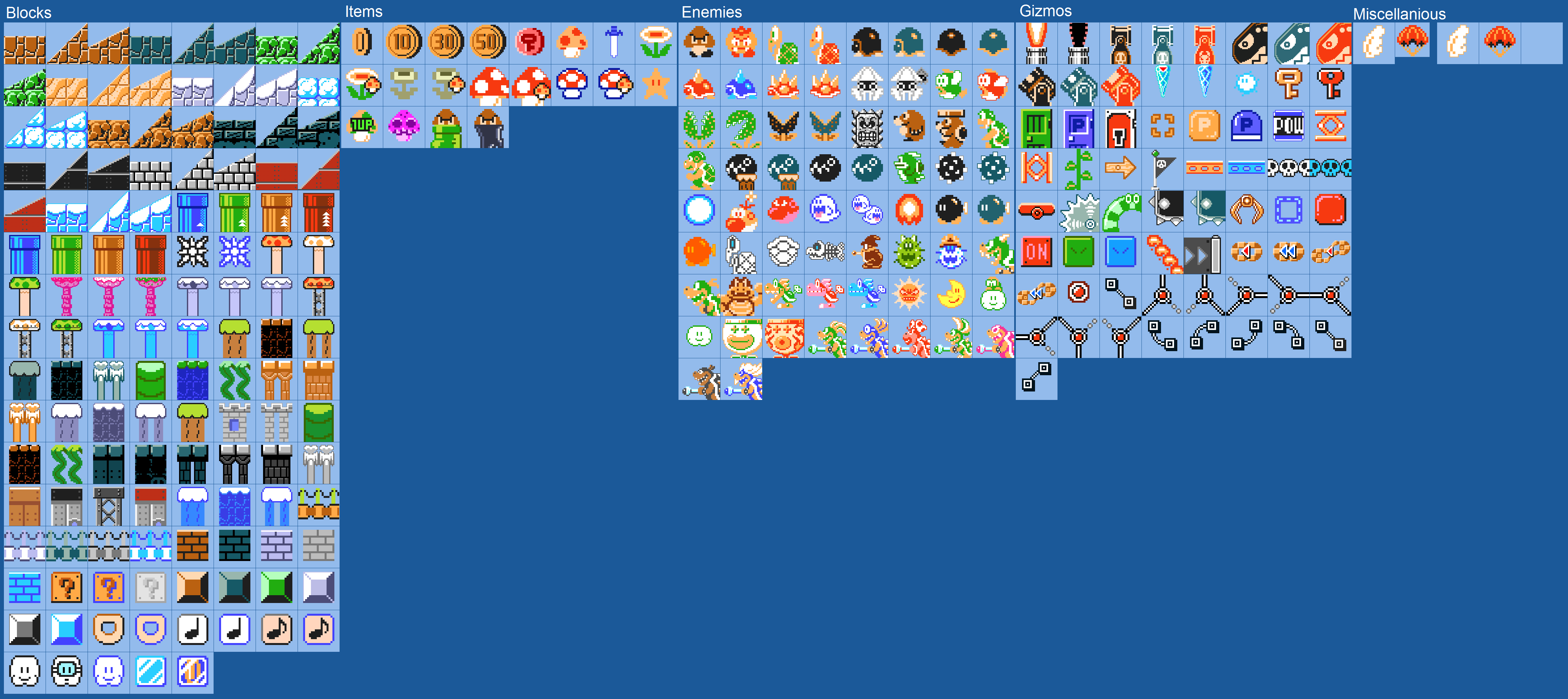 Super Mario Maker 2 - Editor Icons (SMB1)