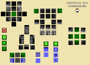 StarTropics - Octo's Lair Dungeon Tiles