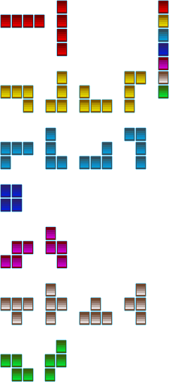 Tetris - Pieces