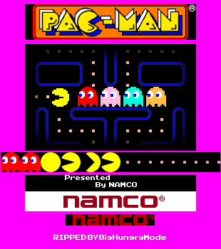 Pac-Man (J2ME/BREW, Americas) - Title Screen
