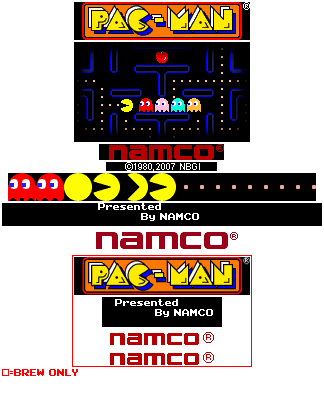 Pac-Man (J2ME/BREW, Americas) - Title Screen (176x220)
