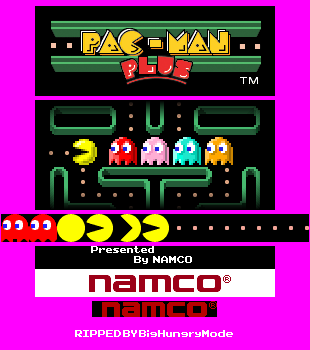 Pac-Man Plus (J2ME) - Title Screen