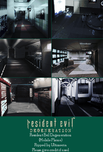 Resident Evil: Degeneration - Backgrounds