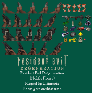 Resident Evil: Degeneration - Weapons and Items