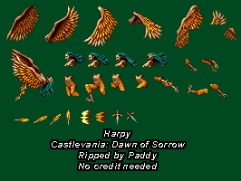 Castlevania: Dawn of Sorrow - Harpy