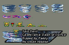 Castlevania: Dawn of Sorrow - Spin Devil