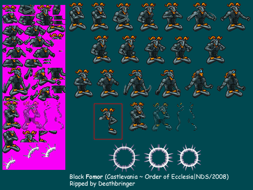 Castlevania: Order of Ecclesia - Black Fomor