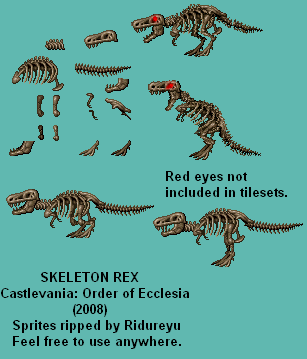 Castlevania: Order of Ecclesia - Skeleton Rex
