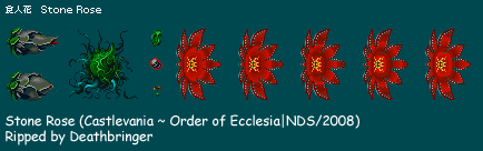 Castlevania: Order of Ecclesia - Stone Rose