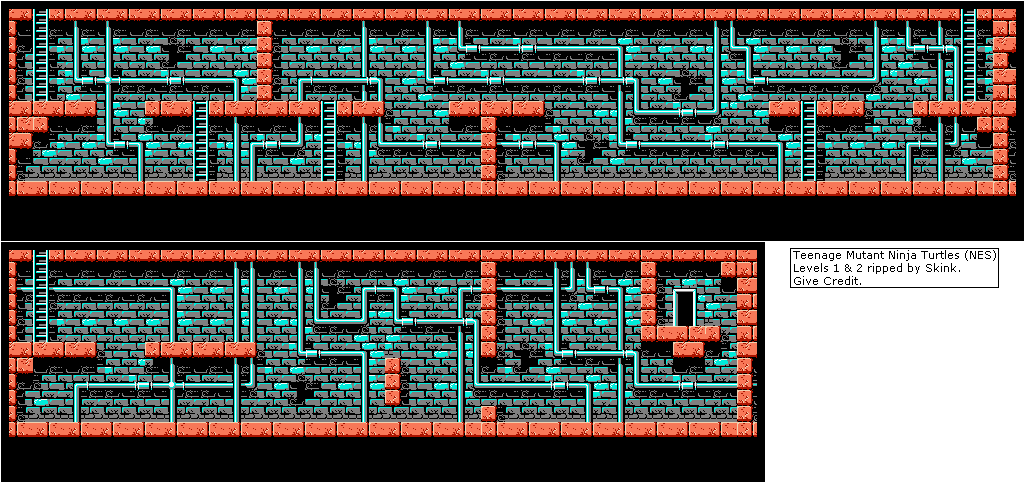 Teenage Mutant Ninja Turtles - Area 1 - Sewers 1 & 2