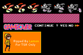 Tiny Toon Adventures - Game Over