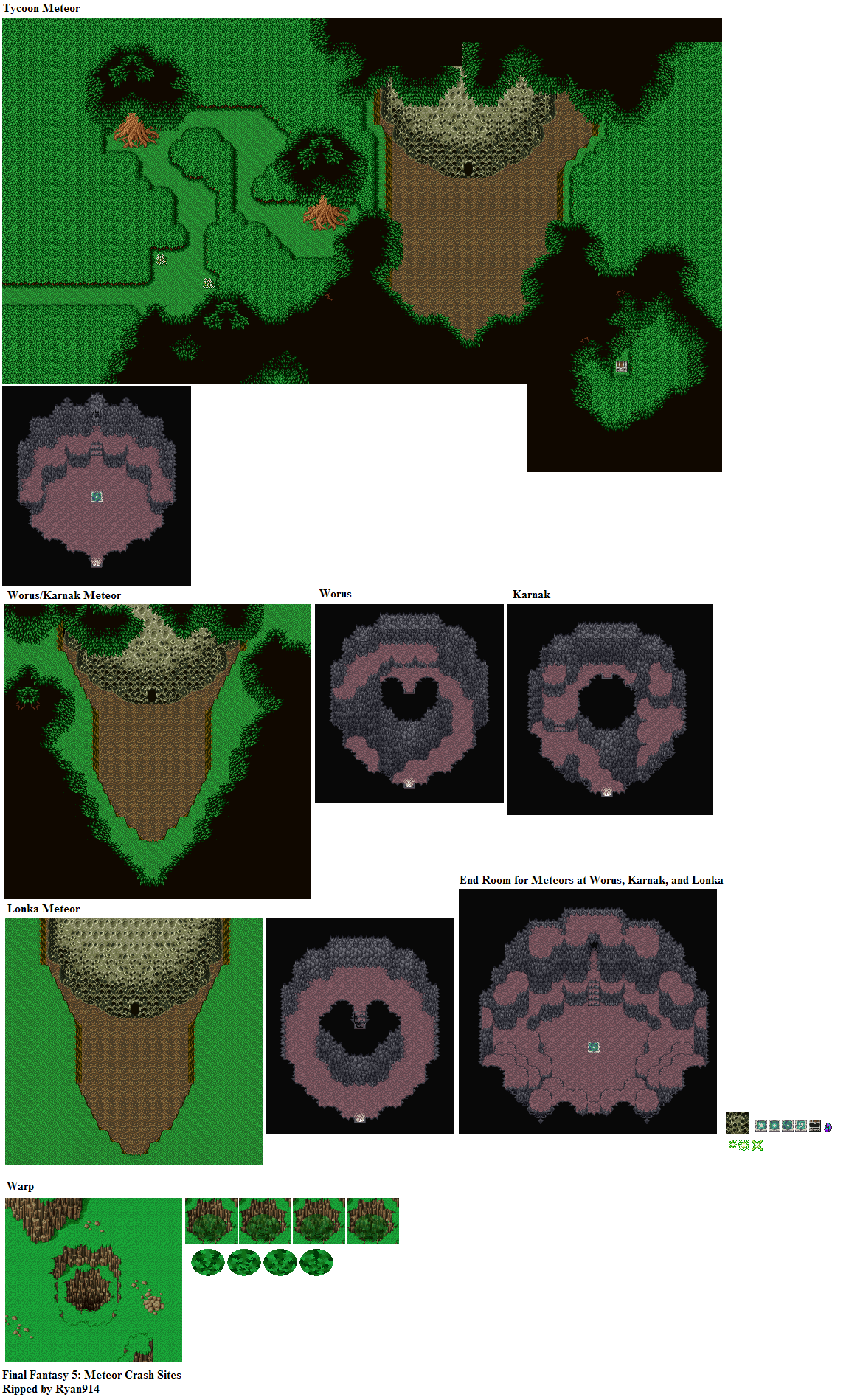 Meteor Crash Sites