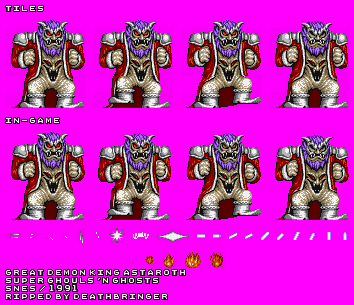 Super Ghouls 'n Ghosts - Great Demon King Astaroth