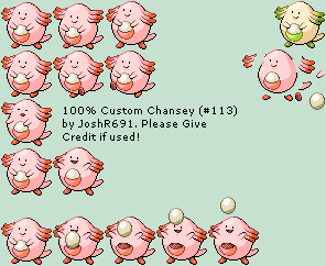 Pokémon Generation 1 Customs - #113 Chansey