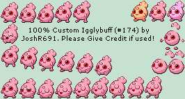 Custom / Edited - Pokémon Customs - #174 Igglybuff - The Spriters Resource