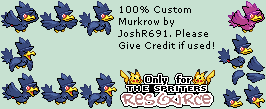 Pokémon Generation 2 Customs - #198 Murkrow