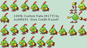 Pokémon Generation 2 Customs - #177 Natu
