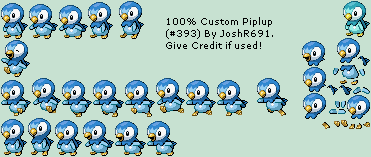 Pokémon Customs - #393 Piplup