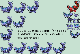 Pokémon Customs - #451 Skorupi