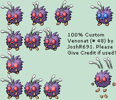 Pokémon Generation 1 Customs - #048 Venonat