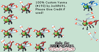 Pokémon Generation 2 Customs - #193 Yanma