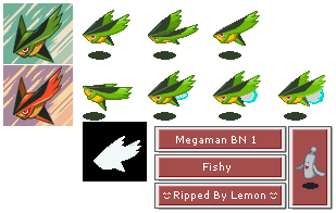 Mega Man Battle Network - Fishy