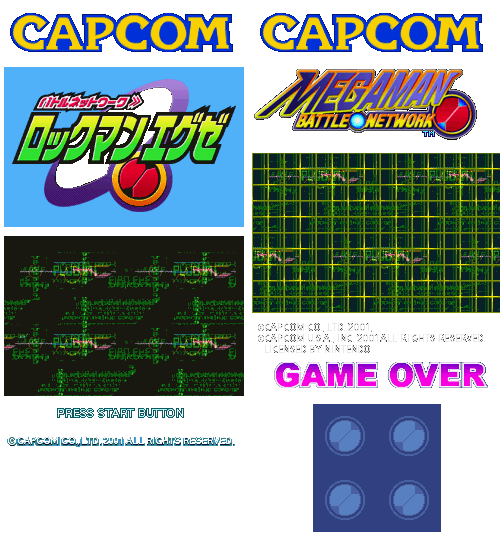 Mega Man Battle Network - Title/Game Over