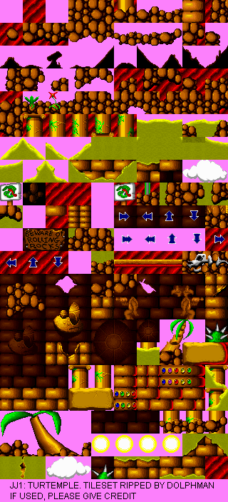 Jazz Jackrabbit - World 4-A - Turtemple