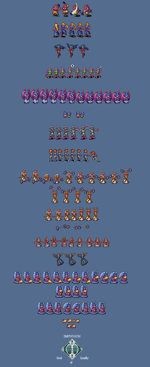 Breath of Fire 2 - Ending Sprites