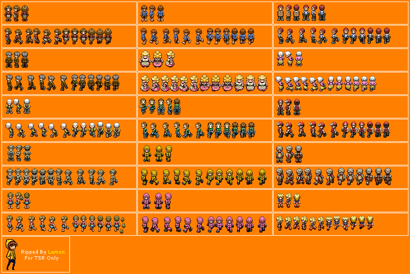 Pokémon Ranger 2: Shadows of Almia - NPCs (Set 1)