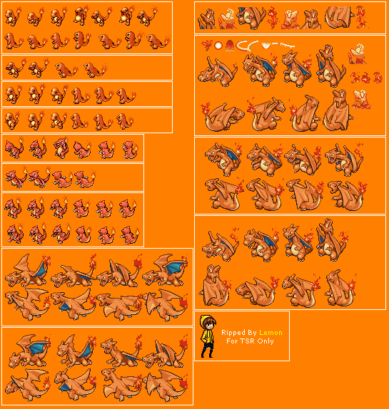 Pokémon Ranger 2: Shadows of Almia - Charmander, Charmeleon & Charizard