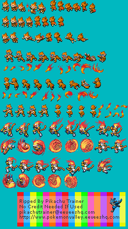 Chimchar, Monferno & Infernape