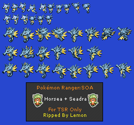 Pokémon Ranger 2: Shadows of Almia - Horsea & Seadra