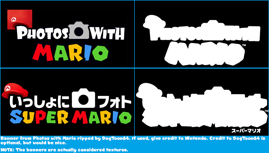 Photos with Mario - HOME Menu Banner