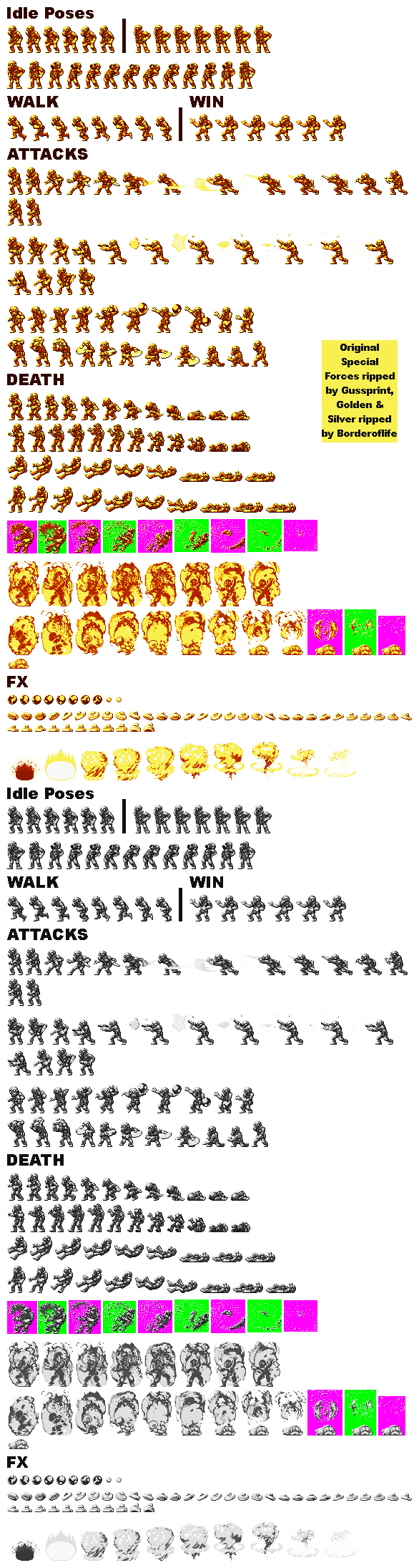 Metal Slug Attack - Golden & Silver Special Forces