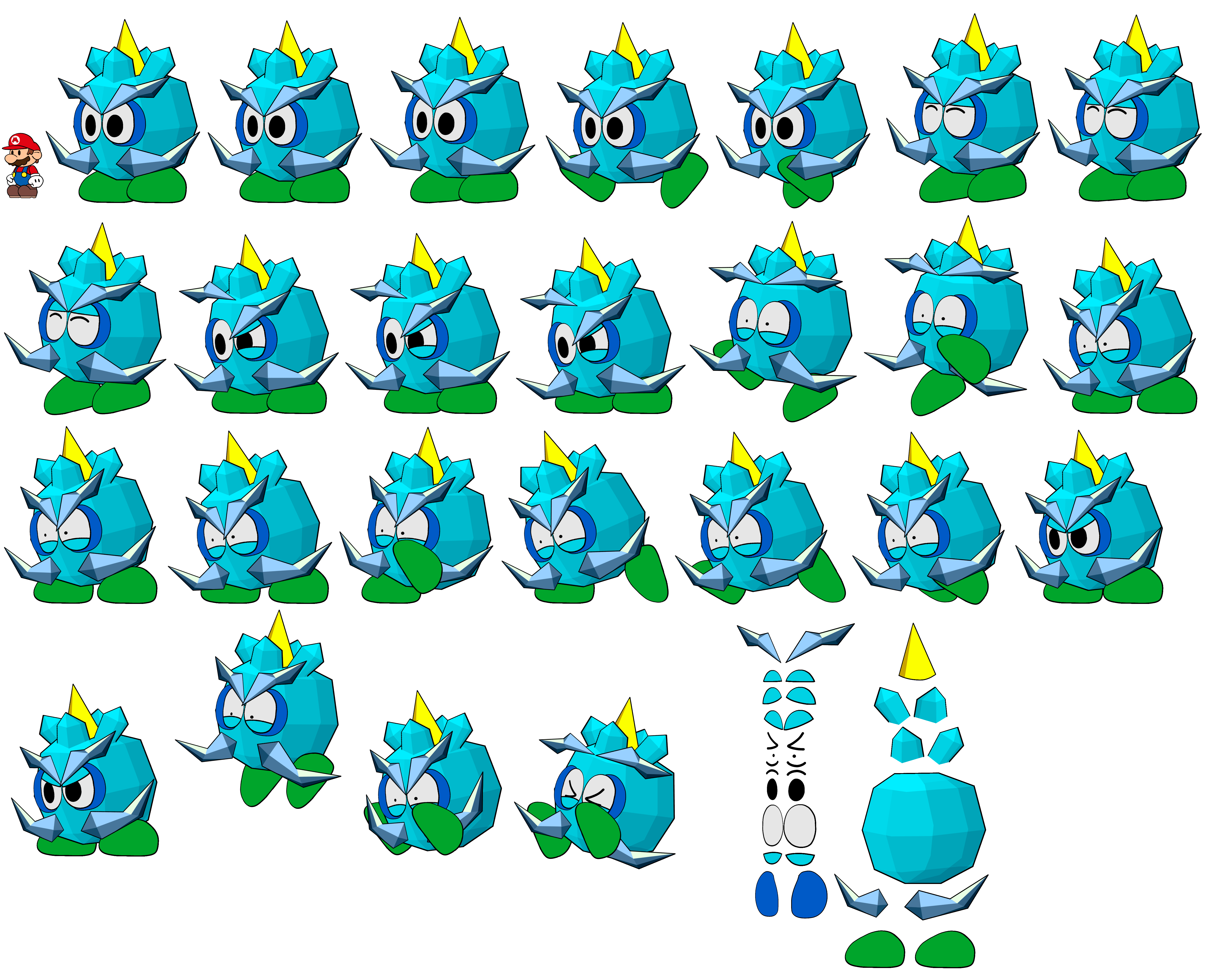 Chief Chilly (Paper Mario-Style)