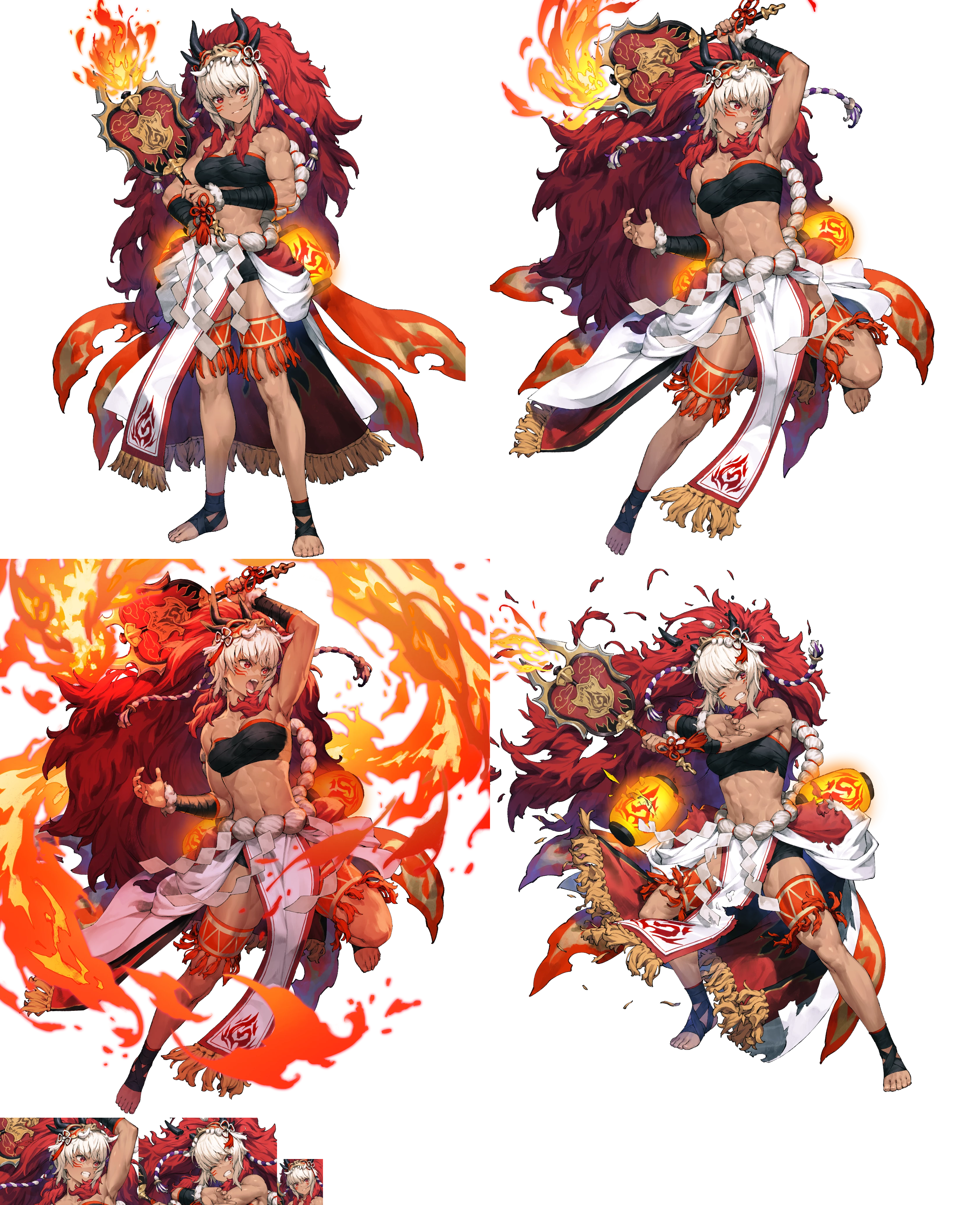 Fire Emblem: Heroes - Rinkah (Bite of Flame)
